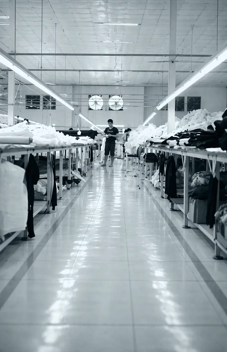Garment factory audit process for compliance verification