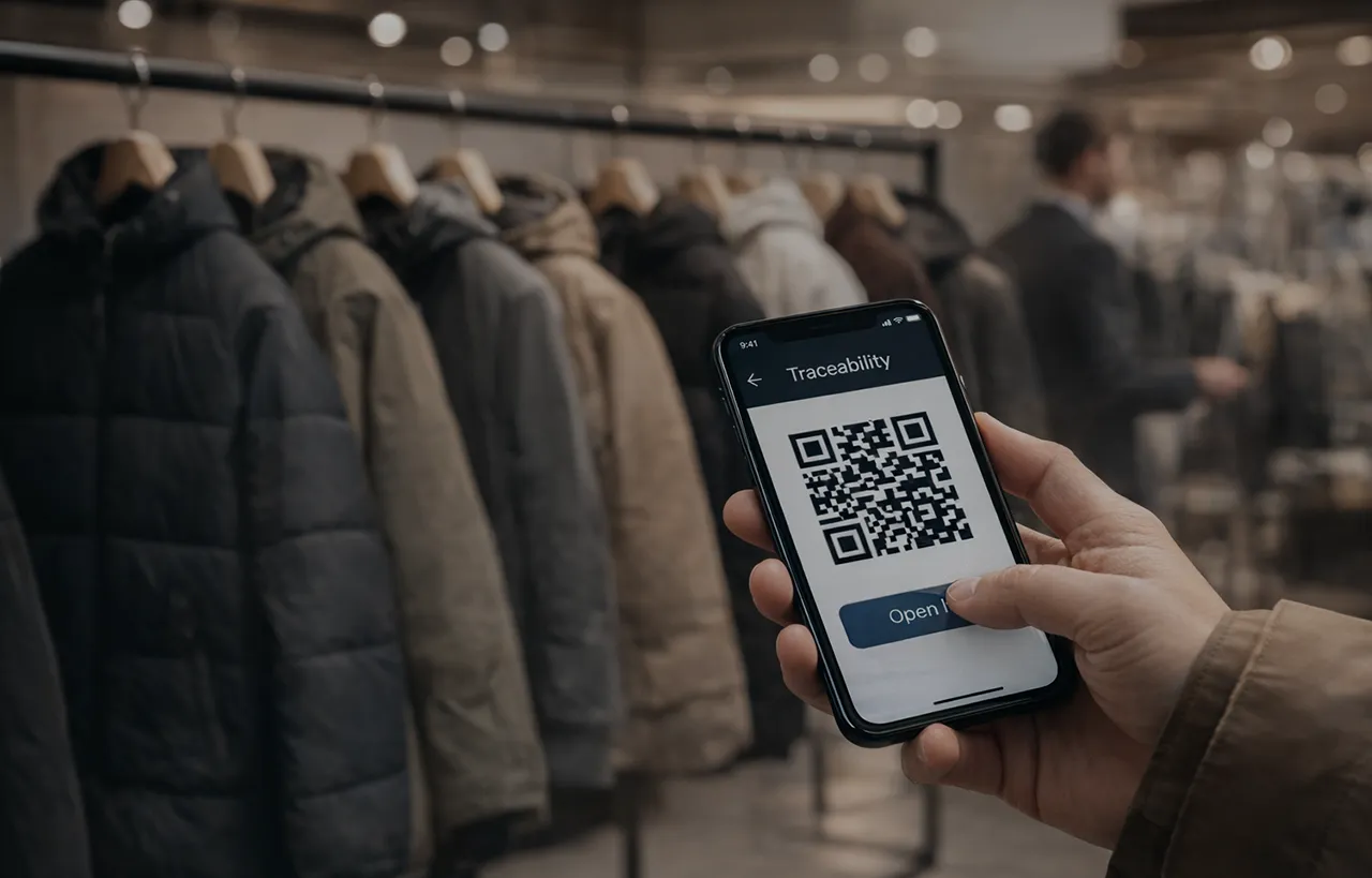 Garment traceability system using QR code for production control in Vietnam